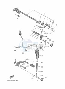 TRACER 9 GT MTT890D (BAPV) drawing SHIFT SHAFT