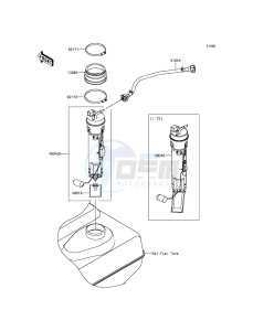 JET SKI ULTRA LX JT1500KCF EU drawing Fuel Pump