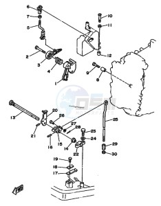 25QEO drawing THROTTLE-CONTROL