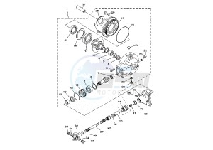 XVS A DRAG STAR CLASSIC 650 drawing DRIVE SHAFT