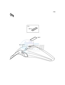 KX250F KX250ZFF EU drawing Labels