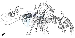 CN250 drawing AIR CLEANER