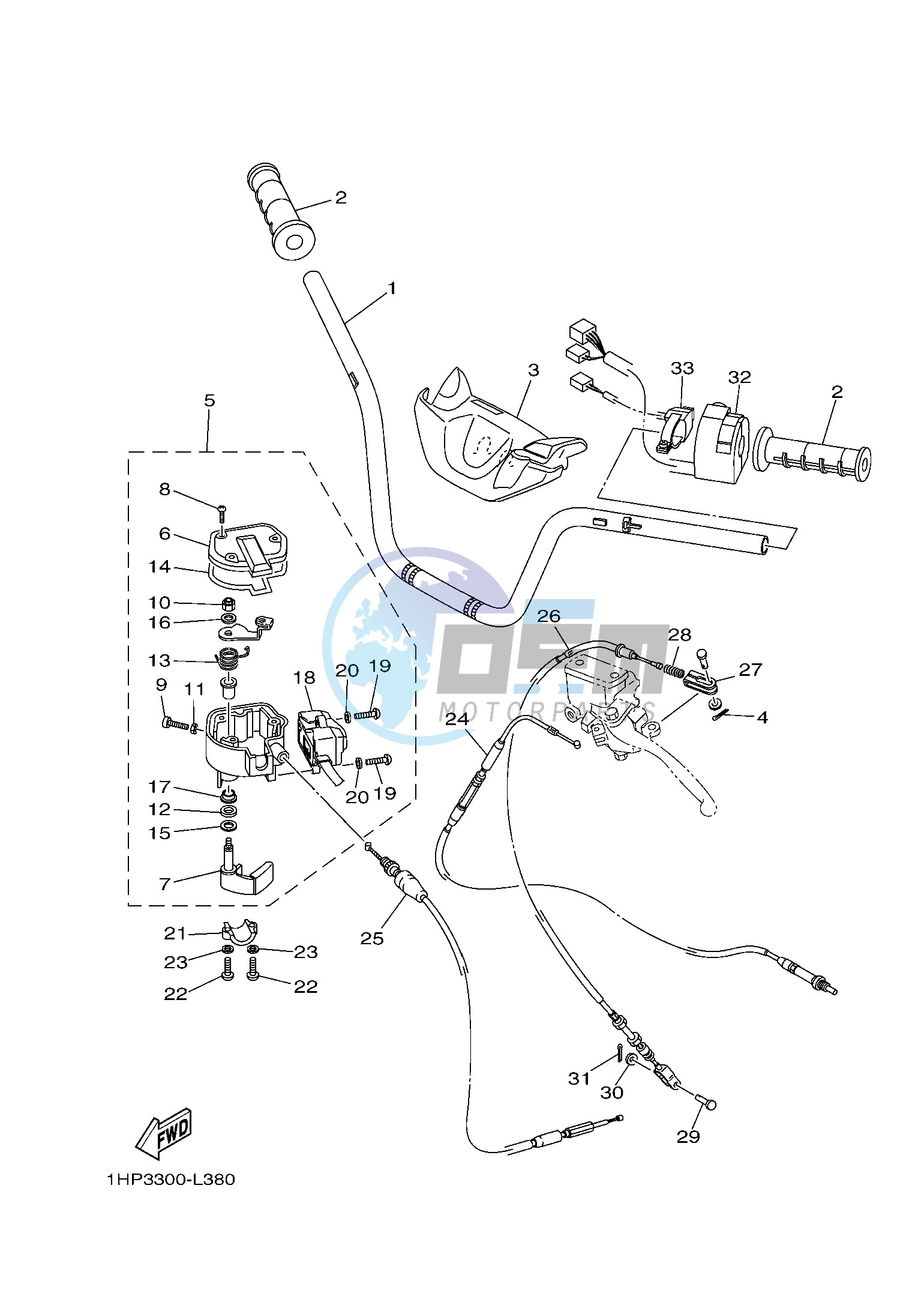 STEERING HANDLE & CABLE