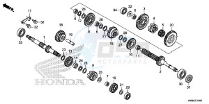 TRX250TME FOURTRAX RECON Europe Direct - (ED) drawing TRANSMISSION