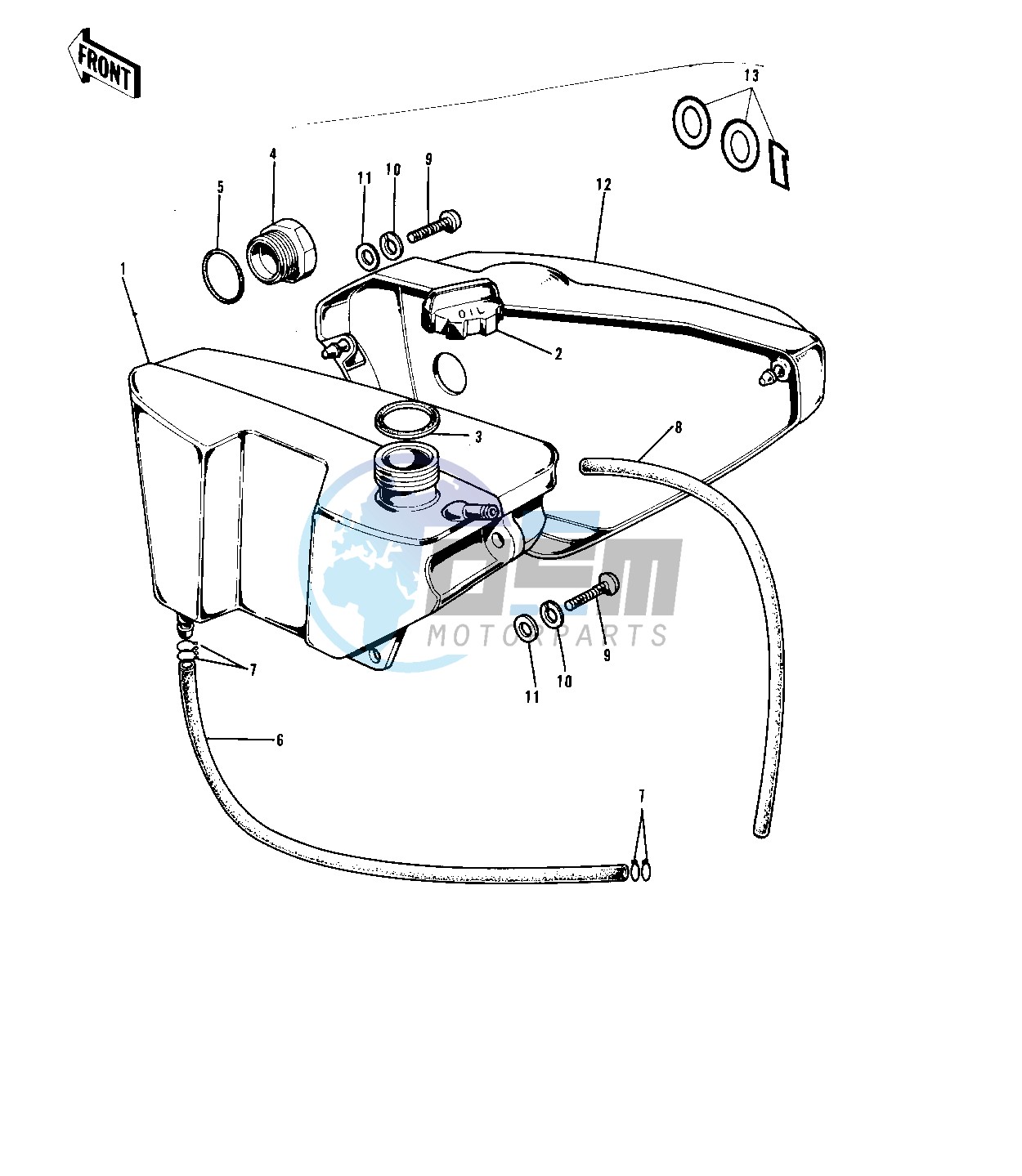 SIDE COVER_OIL TANK -- 74-75 B_C- -