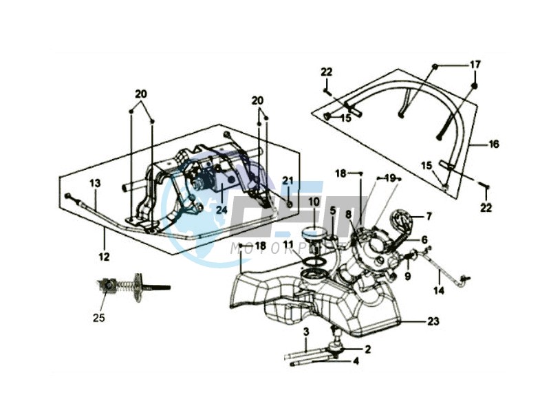 FUEL TANK - FUEL CUT