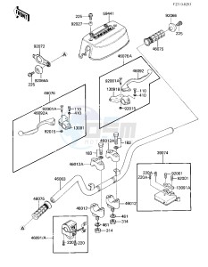 KLT 110 A [KLT110] (A1-A2) [KLT110] drawing HANDLEBAR -- KLT110-A1- -