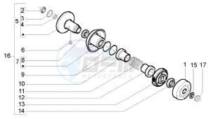 Liberty 50 2t RST drawing Driven pulley