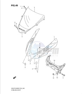 GSX-R1000 drawing COWLING BODY