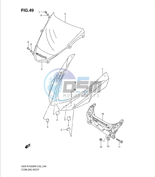 COWLING BODY