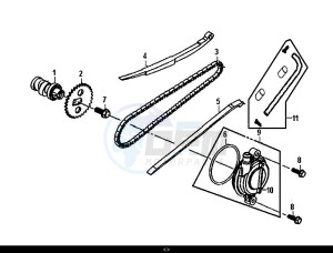 CROX 50 (45Km/h) (AE05WA-EU) (E4) (L8-M0) drawing CAM SHAFT-CYL. HEAD L. SIDE COVER