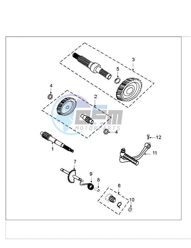 DRIVE SHAFTS / KICKSTARTER