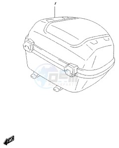 DL650 drawing OPTIONAL (TOP CASE SET)