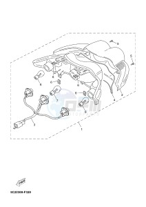 YN50 OVETTO (2APG) drawing TAILLIGHT