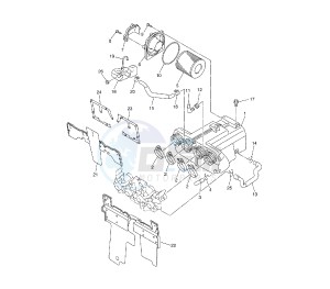 XJR 1300 drawing INTAKE