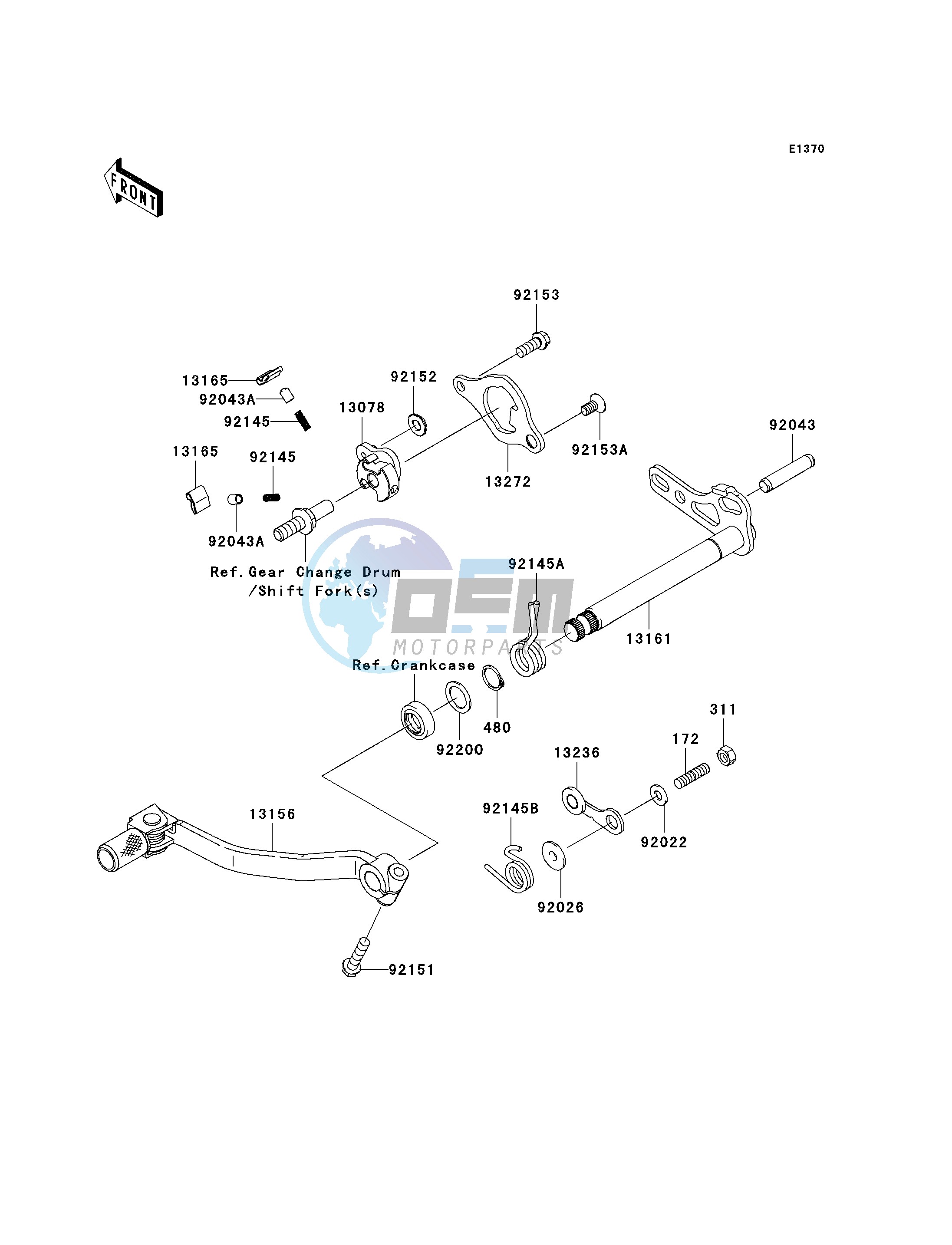 GEAR CHANGE MECHANISM