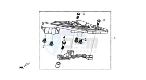 GTS 125I ABS drawing LUGGAGE RACK