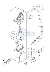 DF 150 drawing Fuel Vapor Separator