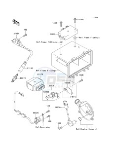 KVF 360 B [PRAIRIE 360] (B6F-B9F) B8F drawing IGNITION SYSTEM