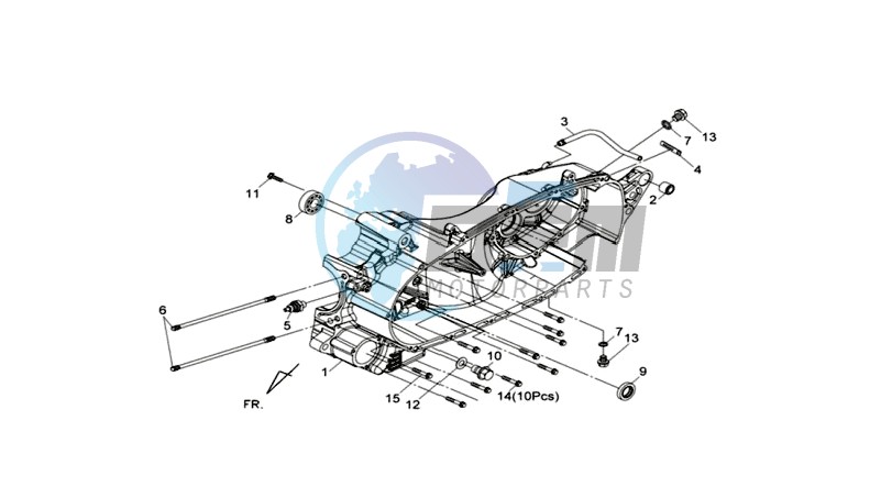 CRANKCASE LEFT