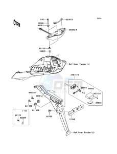 Z1000 ZR1000DBF FR GB XX (EU ME A(FRICA) drawing Taillight(s)