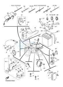 YFM350FWA YFM350DF GRIZZLY 350 4WD (1NSH) drawing ELECTRICAL 1