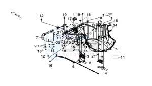 MAXSYM 600I ABS drawing HELMET BOX