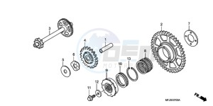 CBR600RA9 Europe Direct - (ED / ABS MME) drawing STARTING CLUTCH