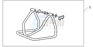 CBR1000RRA UK - (E / MKH) drawing MAINTENANCE STAND