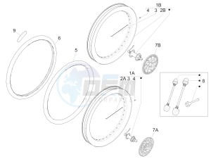 Wi-Bike Uni Deore Comfort 0 drawing Front wheel