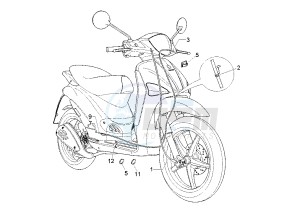 Liberty 4T RST 50 drawing Throttle Transmission