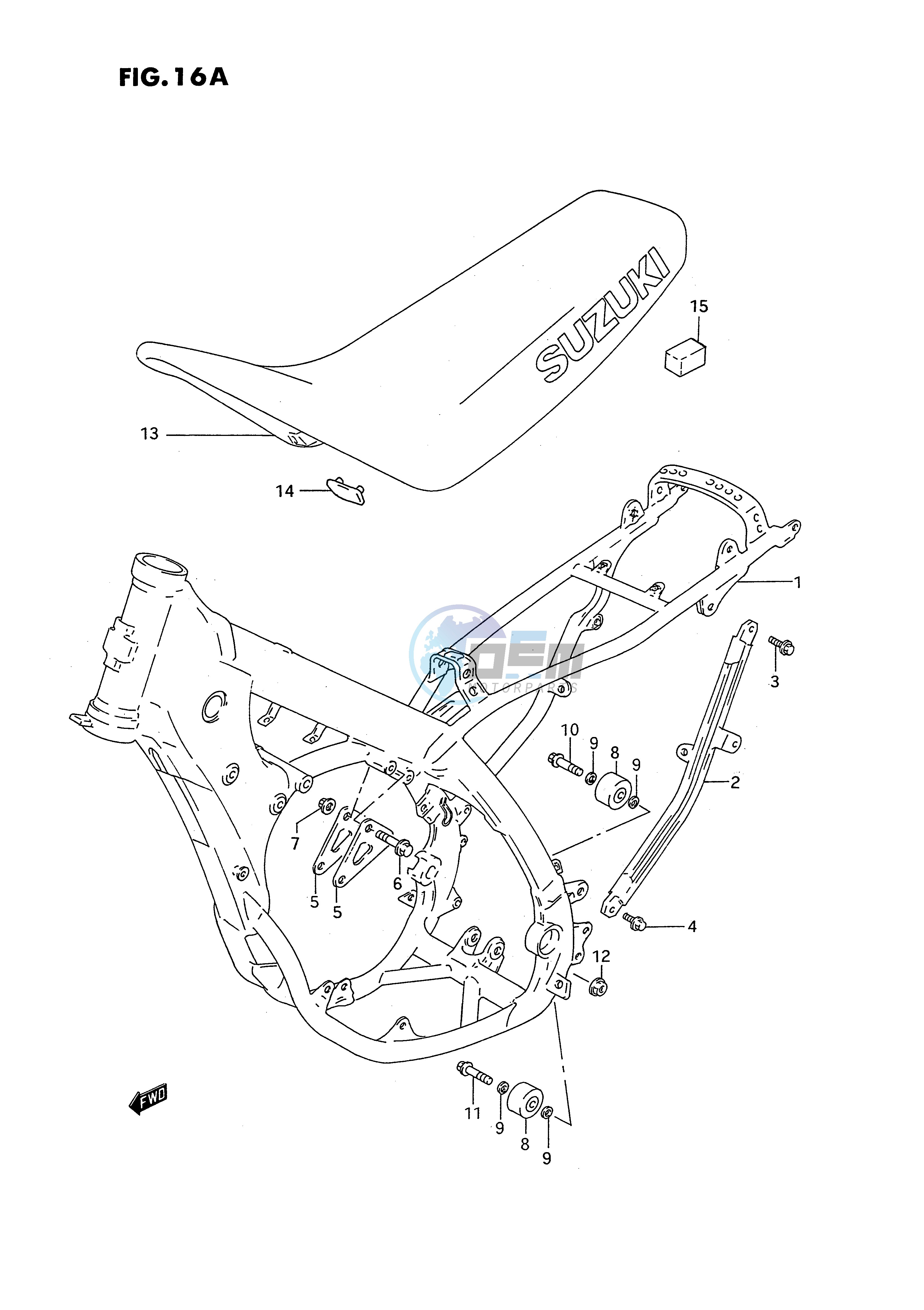 FRAME - SEAT (MODEL R S)