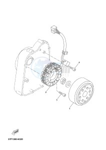 YP125RA (ABS) X-MAX 250 X-MAX 250 (1YS6 1YS6 1YS6) drawing GENERATOR