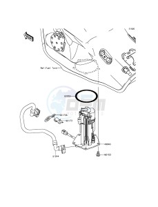 NINJA ZX-10R ZX1000JFF FR XX (EU ME A(FRICA) drawing Fuel Pump