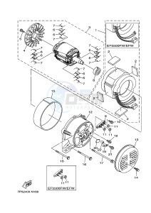 EF5500FW 357 (7P52 7P53 7P53) drawing GENERATOR