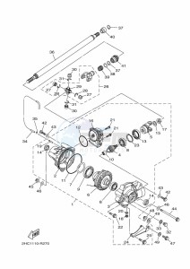 YXZ1000ET YXZ1000R SS (BASU) drawing FRONT DIFFERENTIAL