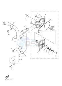 YZF-R1M 998 R3 (2KSC 2KSD) drawing WATER PUMP