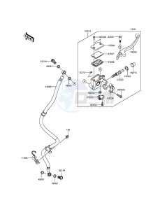 Z250SL BR250EFF XX (EU ME A(FRICA) drawing Front Master Cylinder