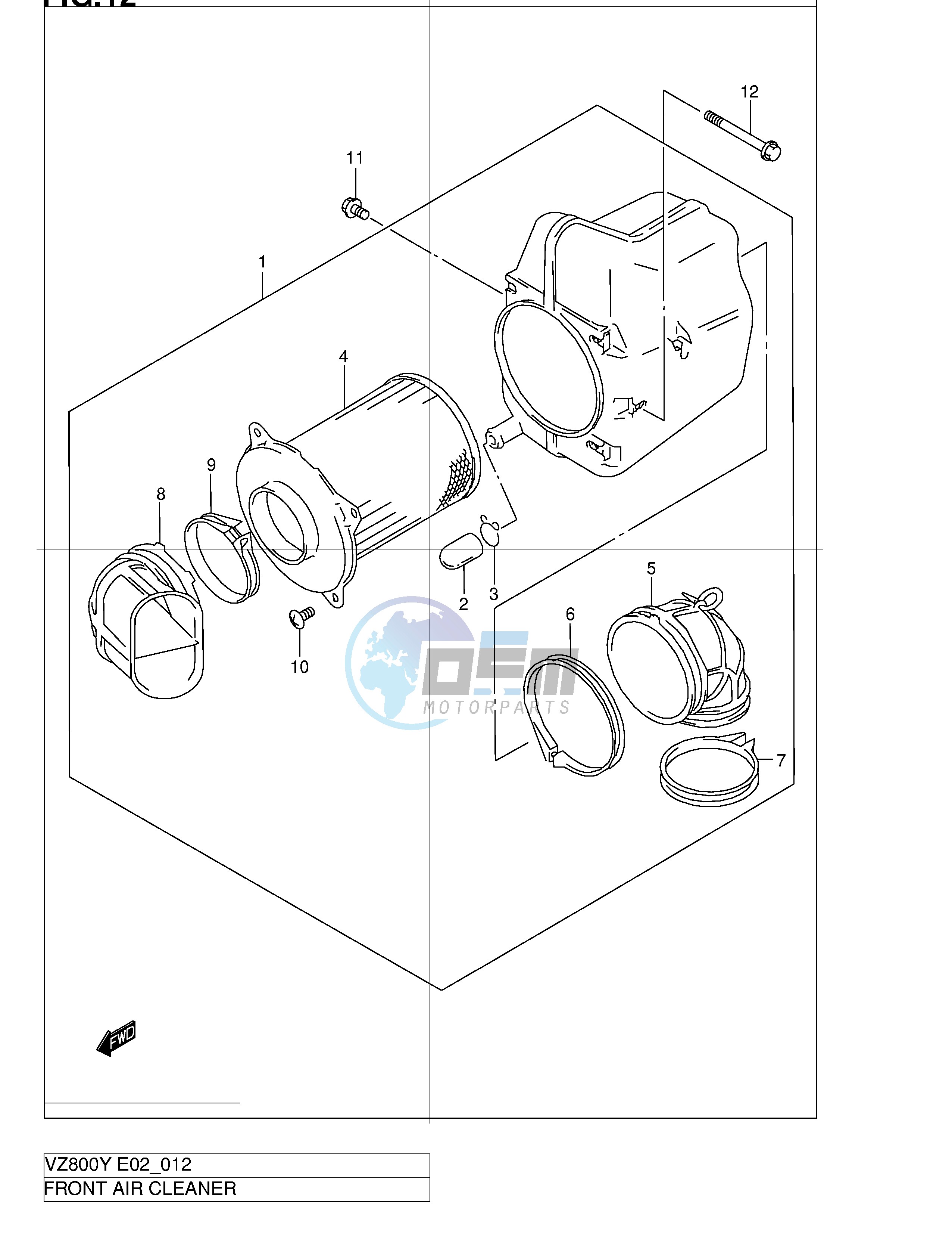 FRONT AIR CLEANER