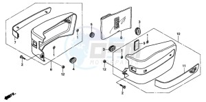 CMX250C REBEL drawing SIDE COVER