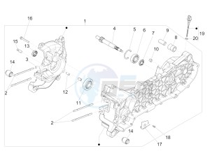 Liberty 50 4T PTT NEXIVE drawing Crankcase