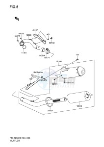 RM-Z250 (E24) drawing MUFFLER