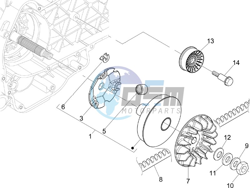 Driving pulley