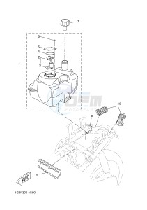 NS50 NS50F NITRO 4T (1GB6 1GB6) drawing FUEL TANK