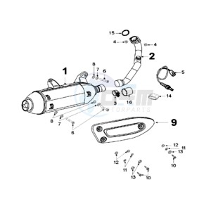 SAT 250 SC drawing EXHAUST