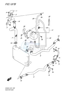 AN400 ABS BURGMAN EU-UK drawing RADIATOR HOSE