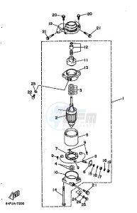 200G drawing STARTING-MOTOR