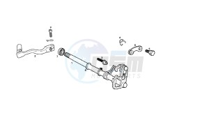 SENDA R X-TREM - 50 CC VTHSR1D1A EU2 drawing GEAR CHANGE MECHANISM