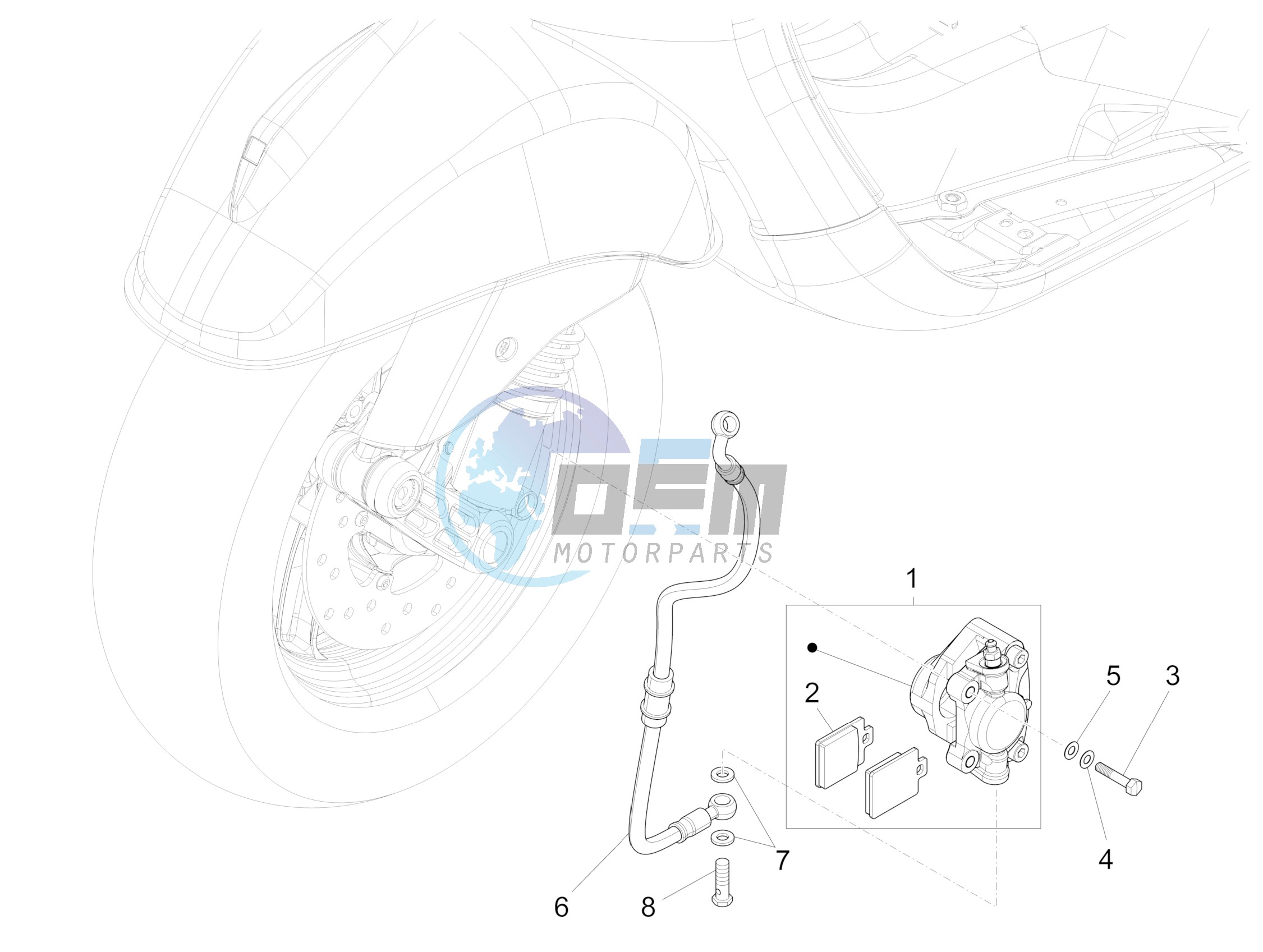 Brakes pipes - Calipers