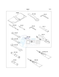 ZR 1000 A [Z1000] (A6F-A6F) A6F drawing OWNERS TOOLS